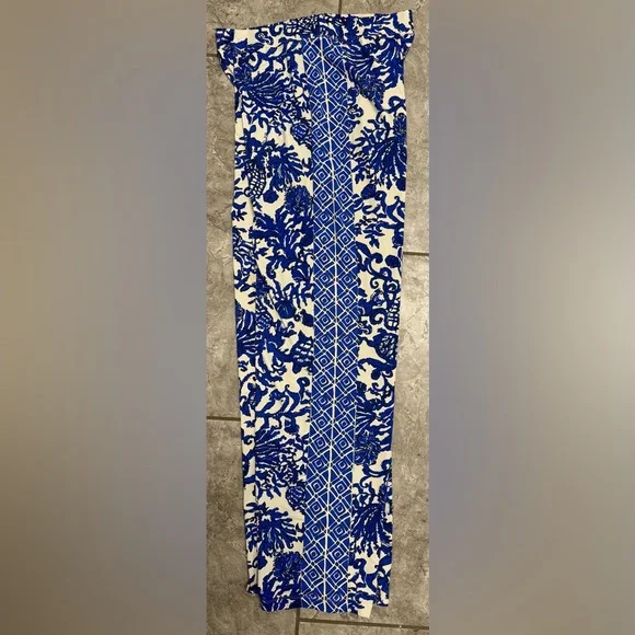 Lilly Pulitzer Grenada Knit Pant XS Deeper Coconut Ride With Me - Picture 6 of 8